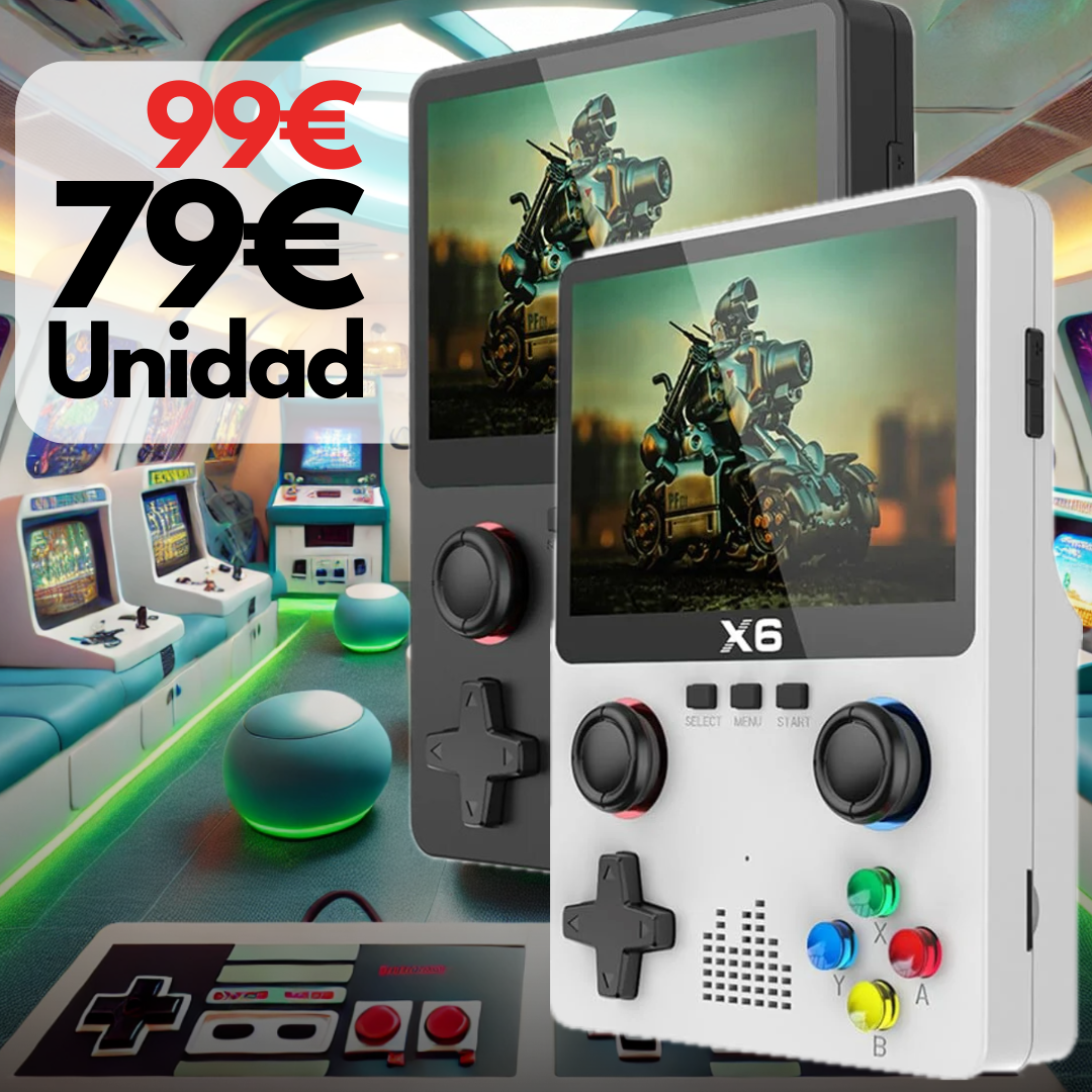 🎮 Consola Portable con +10K Juegos