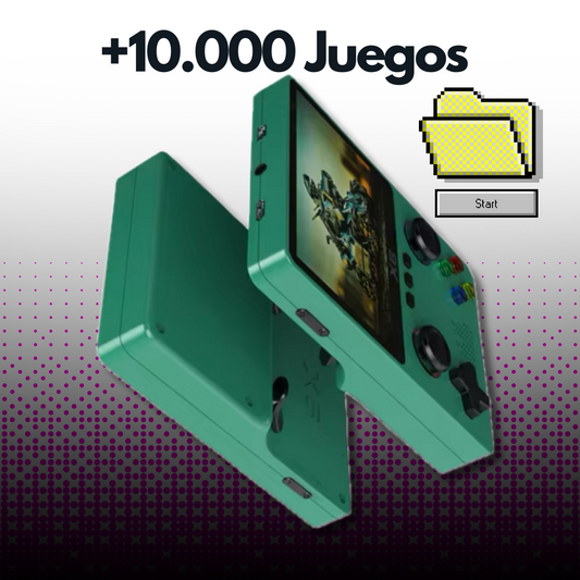 🎮 Consola Portable con +10K Juegos