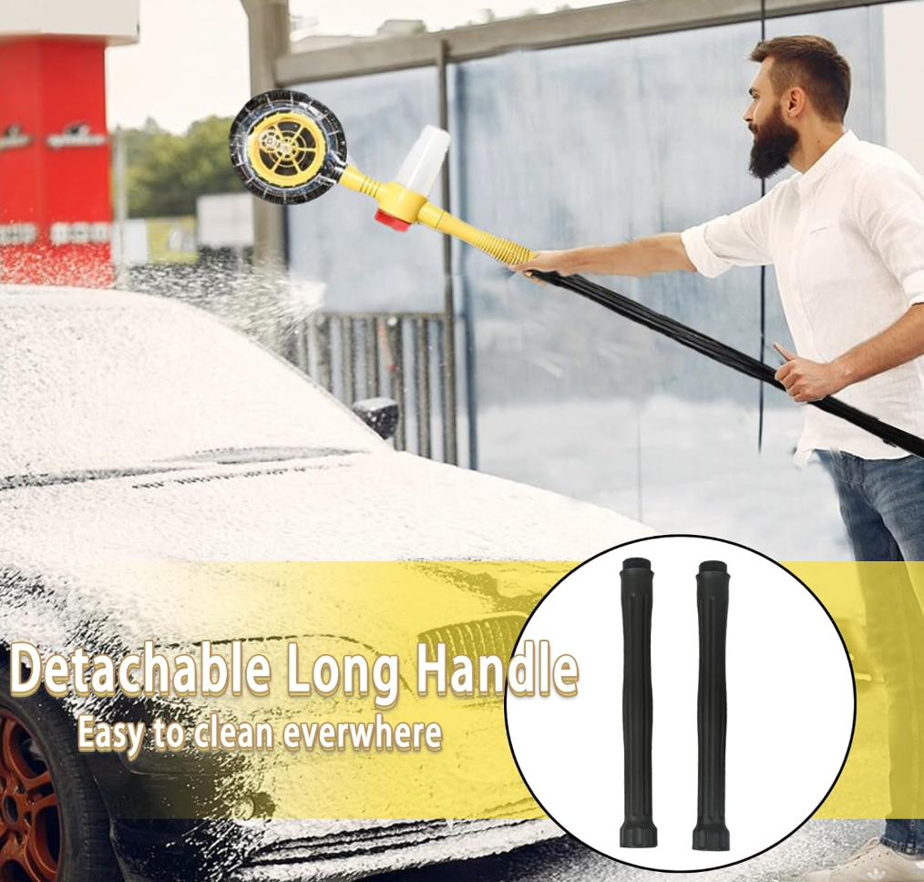 🧽 Cepillo giratorio de pulverización profesional