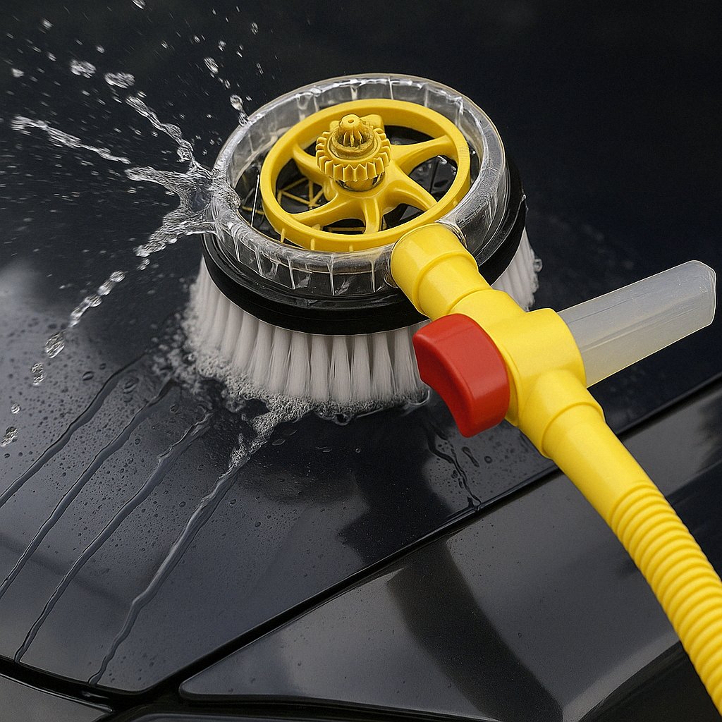 🧽 Cepillo giratorio de pulverización profesional