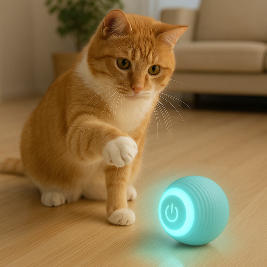 🥎 Pelota para Gatos con Movimiento Inteligente